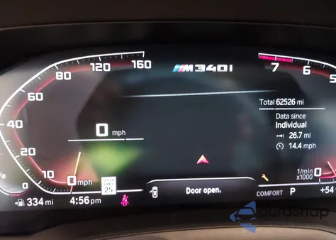 2021 BMW 3 Series M340I z USA, uszkodzony, nr VIN 3MW5U7J0XM8B55701